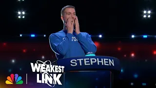 Host Jane Lynch Is Shocked When the Group of Military Veterans Run the Chain | Weakest Link | NBC