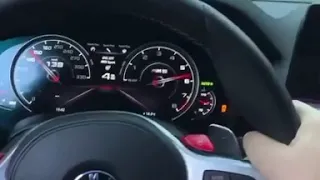 bmw m5 f90 fast driving