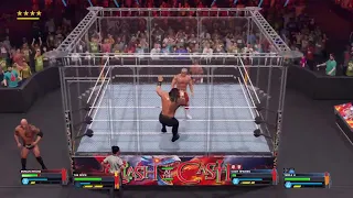 WWE 2K23 Roman Reigns & The Rock vs Cody Rhodes & Triple H