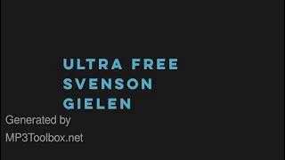 Ultra Free - Svenson Gielen