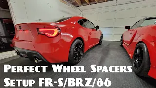 How To Install  FR-S WHEEL SPACERS