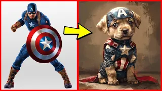 SUPERHEROES but PUPPY 💥 All Characters (marvel & DC) 2024