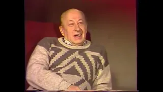 Интервью с В. Бортко и Е. Евстигнеевым перед показом фильма «Собачье сердце» – ЦТ, 1988