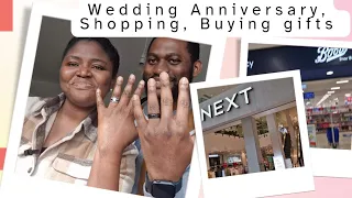 UK VLOG 🇬🇧:Celebrating our 5th year wedding anniversary,buying gifts,shopping with @JeuliaRings