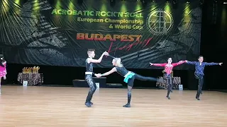 CSER BOTOND - JAHN EMMA, WORLD CUP BUDAPEST 2022' HUNGARY JUNIOR COUPLE Acrobatic Rock and Roll