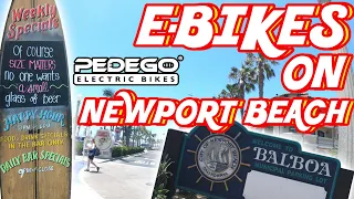 E-bikes on Newport Beach!
