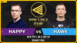 WC3 - [UD] Happy vs HawK [HU] - Grandfinal - B2W PTR 1.36.2 Cup #2