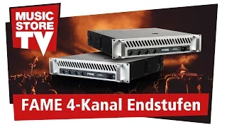 FAME MS 5004 + 8004 robuste und leistungsstarke 4-Kanal Endstufen