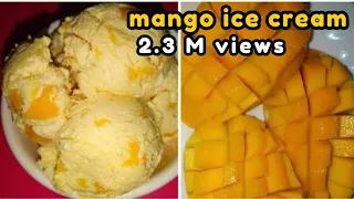 HOW TO MAKE MANGO ICE CREAM AT HOME..THIS IS SOO YUMMY AND CREAMY