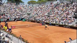 Tsitsipas vs Kachanov - ATP Roma 2022 (Court level)