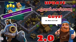 Bonanza Challenge #1 + Update Revealed! Builder Base 2.0| Clash of Clans മലയാളം