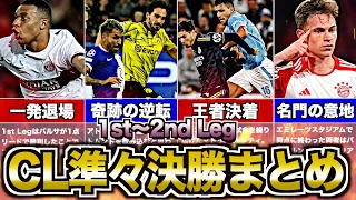 【大波乱】チャンピオンズリーグ準決勝進出したのは？最高の戦いを振り返る