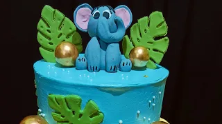 animal theme cake 😍 pahyli bar banaya aisa cake 🎂 kaisa hua hai comment kar k jarur batana😊