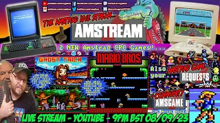 [AMSTRAD CPC]⚡️AMSTREAM 🕹️2 New Amstrad Games! "Mario Bros 2023" & "Ghost Trick"⭐️ +Requests & Quiz!