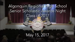 ARHS Senior Scholastic Awards Night Class of 2017