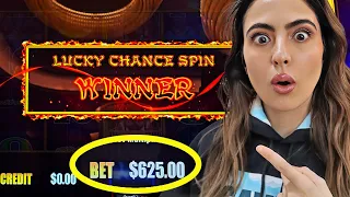 INSANE $625 LUCKY CHANCE SPIN WINNER!