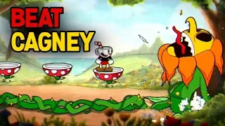 Cuphead- How to Beat Cagney Carnation (Flower Boss) Floral Fury