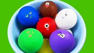 Alphablocks & Numberblocks – Satisfying Orbeez With Balloons Colorful! Relaxing ASMR