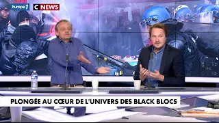 Le journaliste spécialiste des Black blocs Thierry Vincent quitte le plateau de Punchline en direct