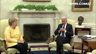VIDEO NOW: President Joe Biden hosts German Chancellor Angela Merkel