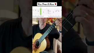 Seal's Enchanting 'Kiss from a Rose’ 🌹 #guitarcover #guitartabs #guitarmusic #classicalguitar