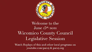 Wicomico County Council | June 15, 2021