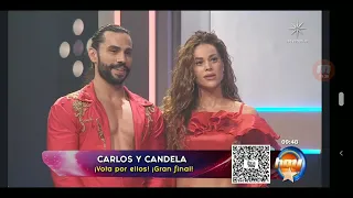 candela y Carlos 2022 07 15 #Final #lasestrellasbailanenhoy