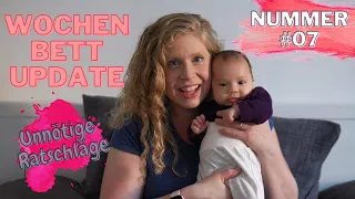 Wochenbett Update #07 - Baby Ratschläge und "gut" gemeinte Tipp`s für Mama | Marie Comia