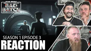 Zach watches Bad Batch 1x3 REACTION | "Replacements"