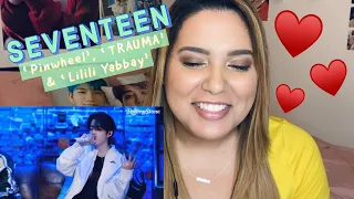 Reacting to SEVENTEEN Perform 'Pinwheel', TRAUMA, and 'Lilili Yabbay' | In My Room | AmmyXDee