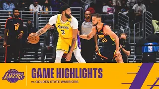 HIGHLIGHTS | Anthony Davis (25 pts, 12 reb, 2 ast) vs Golden State Warriors