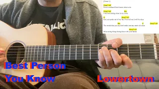 How to play Best Person You Know by Lowertown (Guitar Tutorial)