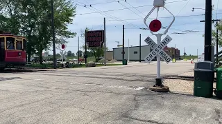 (Wig wag!) IRM Central Avenue railroad crossing in Union IL