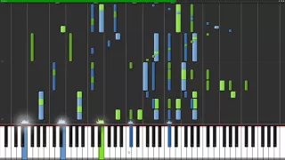 Jiyuu no Tsubasa OP2   Shingeki no Kyojin Piano Duet Synthesia    TheIshter & Animenzzz