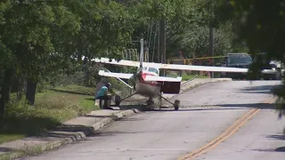 Small plane crash-lands on San Antonio road