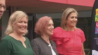 Koningin Máxima op bezoek in Hoogeveen