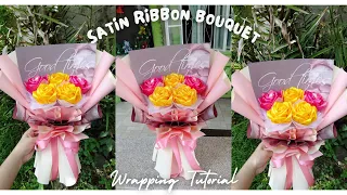 How to make Satin Ribbon Bouquet/ Wrapping Tutorial/Gift Ideas/Kath Ideal