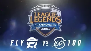 FLY vs. 100 - Week 6 Day 2 | NA LCS Spring Split | FlyQuest vs. 100 Thieves (2018)
