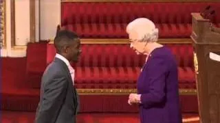 Chris Preddie receives his OBE