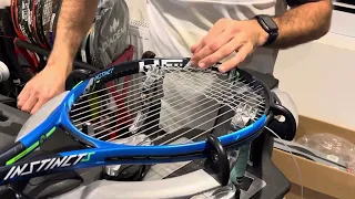 How to re-string a Head Instinct S tennis racquet