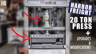 Harbor Freight 20 ton Press Upgrades & Modifications | JIMBO'S GARAGE