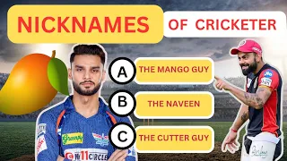 Guess the Cricketer's NICKNAME | Identify The Cricketer's NICKNAMES |