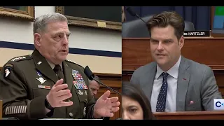 Matt Gaetz gets destroyed by top US general at hearing, becomes visibly FURIOUS
