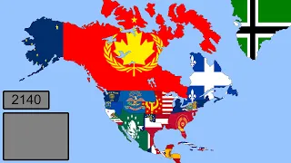 (ALTERNATE) Future of North America Flags 2021 - 3033 !!!!!