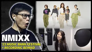 WE WERE ROBBED | NMIXX 2023 Music Bank Global Festival Dance Practice + Recording Behind Reaction