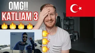 (OMG!!) Katliam 3 (OFFICIAL VIDEO) prod. by Buaka // TURKISH RAP REACTION