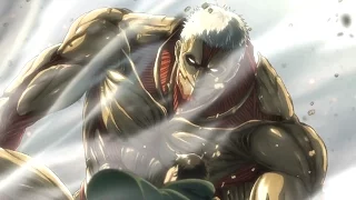 Attack on Titan Season 2 | Colossal & Armored Titan First Epic Transformation [60fps]