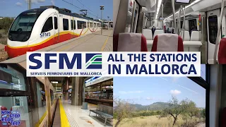 ALL THE STATIONS IN MALLORCA / NARROW GAUGE TRAIN REVIEW / SPANISH TRAIN TRIP REPORT