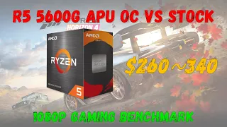 Ryzen 5 5600G APU Overclock gaming benchmark!