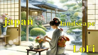 lofi music japan landscape(No.20) 30 minutes background music mix